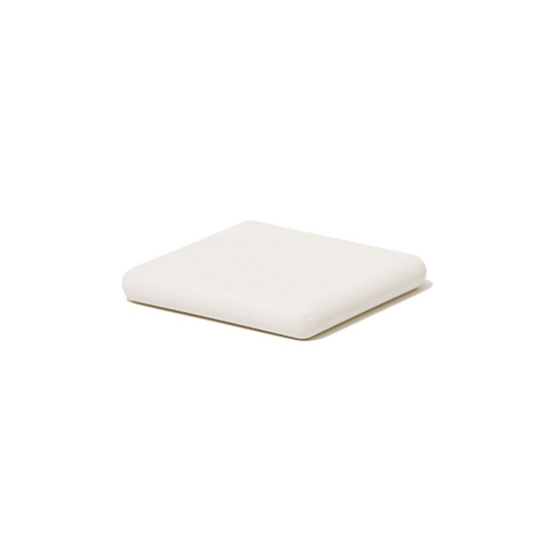 soil Diatomaceous Earth Soap Dish Square White