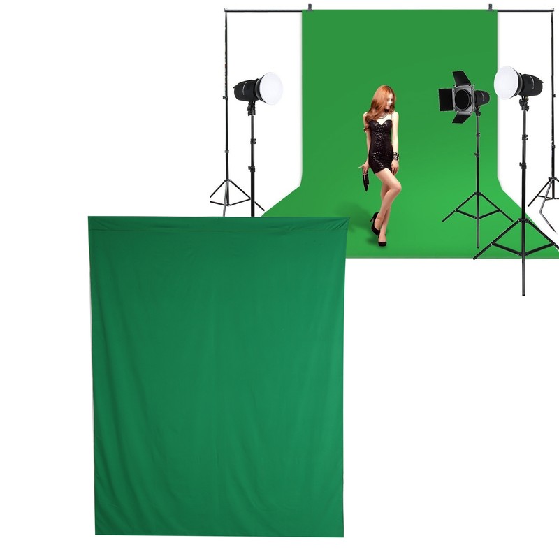 1.5x2m Non Woven Fabric Green Screen Backdrop Studio Photography Background