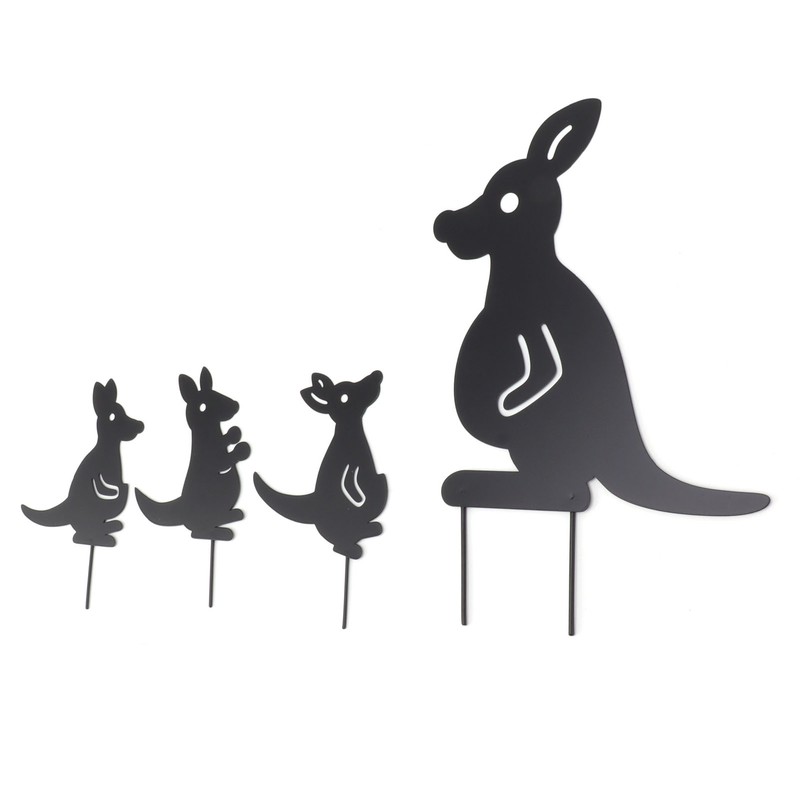 4pcs Iron Art Animal Decoration Ingenious Multi Purpose Kangaroo Plugin