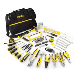 DOWELL 229PCS Tool Sets for Men, Household Hand Tool Kit, Home Repairing Tool Set for Maintenance with 14-Inch Storage Bag