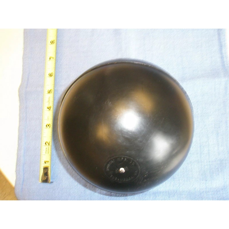 Robert Manufacturing PF6 Spherical 6" Black Poly Round Float Valve