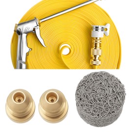 Be In Your Mind 2Sets 0.9mm Brass Foam Cannon Orifice Nozzle Tips with Foam Maker Suitable for Snow Foam Lance Replacement Parts 3000 PSI