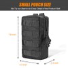 Upgraded Sports Water Bottles Pouch Bag, Tactical Drawstring Molle Water