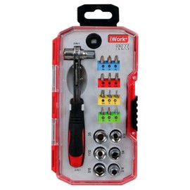 Olympia Tools iWork 2-In-1 Ratchet Driver Set, 76-508-N12, 22 Piece