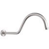 NearMoon Shower Extension Arm with Flange - S Shaped High
