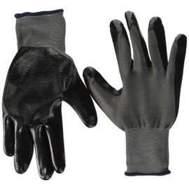 Mitani Nitrile Backless Gloves Power Black (10 Pairs) LL