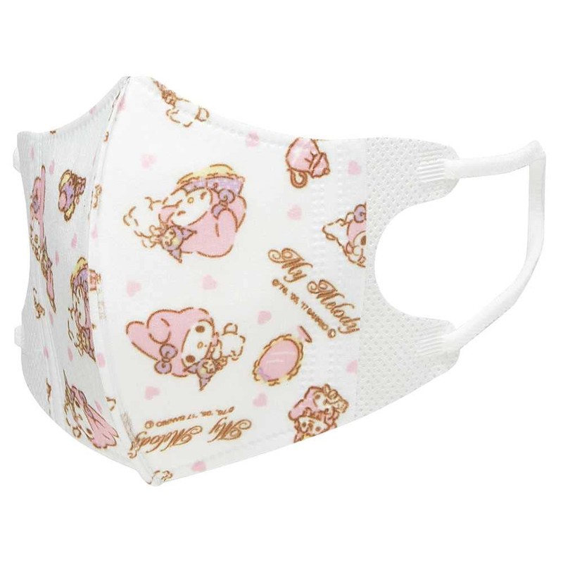 スケーター(Skater) 不織布 立体 マスク 2-3才 子供用 三層構造 マイメロディ サンリオ 増量