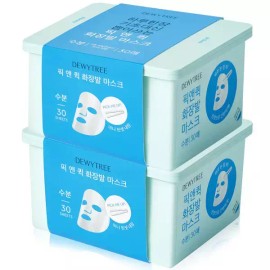 Deeptree 듀이트리 픽앤퀵 마스크팩 뽑아쓰는 마스크팩 4종 2개 총 60매 [{AA3} 모이스처풀 2개] Duetree Pick & Quick Mask Pack Pull-Out Mask Pack 4 Types 2 Pieces Total 60 Sheets [{AA3} Moisturizing 2 Pieces]