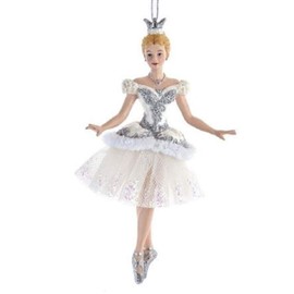 Kurt S. Adler Nutcracker Suite Snow Queen Ballerina Ornament E0425 New