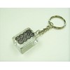 Clear Mah Jongg Pies (Large) Keychain [Par Pin]