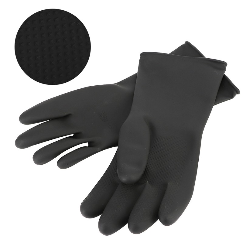 Chemical Protective Rubber Gloves Long Sleeve Acid and Alkali Resistance