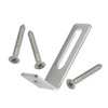 WELWIK 10PCS Whiteboard Installation Hardware Kit Hanging Right Angle Brackets