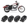 YINETTECH 10pcs Motorcycle Switch Cover Caps 71804-03 Compatible with Har-ley