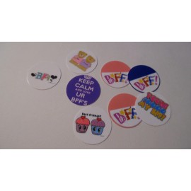 Unbranded Pre Cut One Inch Bottle Cap Images! BFF FREE SHIP - photo, 15 images