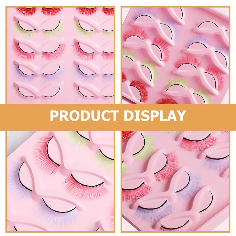 Ipetboom Practice False Eyelashes Pack 10 Pairs Wispy Natural False