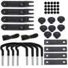 Lotcesfun Roof Box U-Bolt Clip Stainless Steel Universal Inner Width