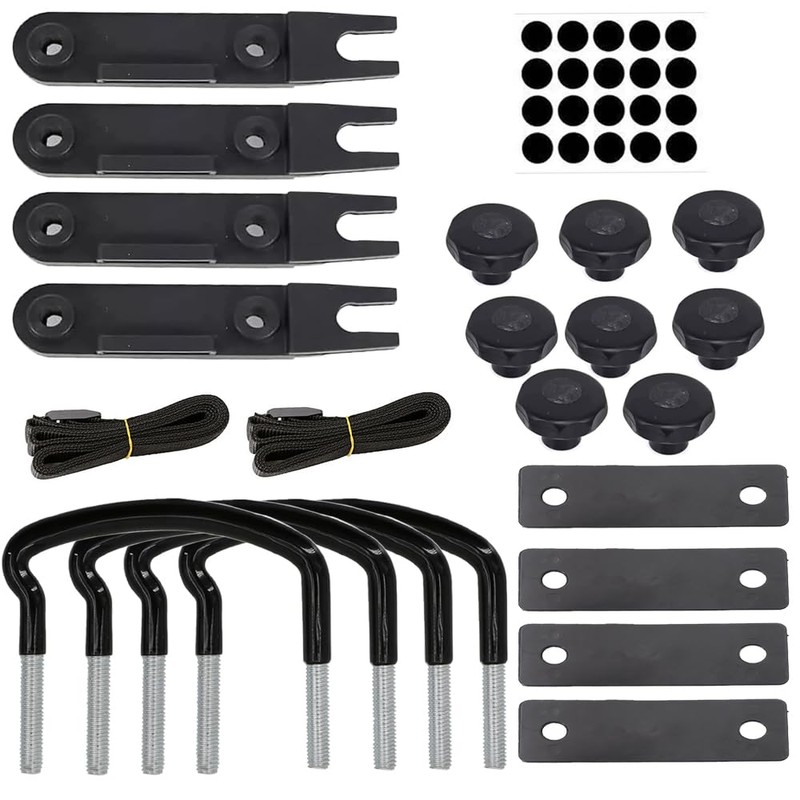 Lotcesfun Roof Box U-Bolt Clip Stainless Steel Universal Inner Width