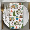 Croar Happy Camper Kitchen Dish Towels Set of 2, Camping