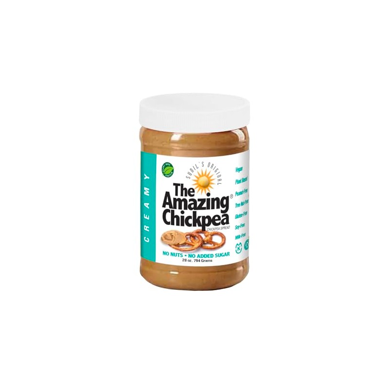 Creamy Chickpea Butter Spread No Added Sugar (16 Oz)