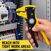 Bomurph 6.7-Inch Automatic Wire Stripper and Cutter, Adjustable 0.5-6mm Cable