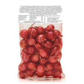 Fresh Himalayas Organic Red Pearl Onions 10 Ounce Bags - Product of Mt. Everest Country, Nepal – Delivery Within 3-5 days All Over USA