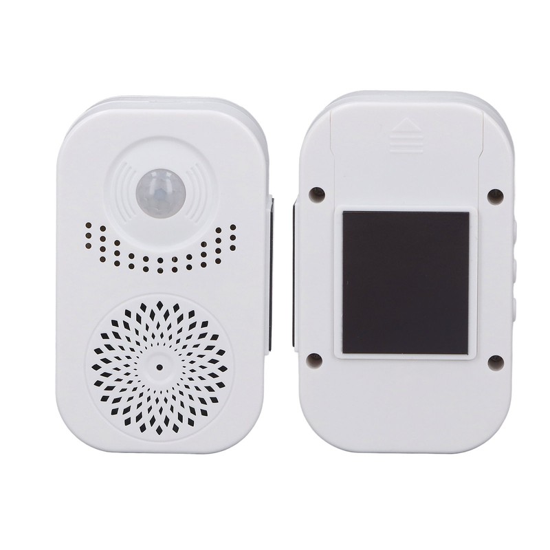 Wireless Motion Sensor Doorbell Voice Reminder Welcome Buzzer Ringtones Volume