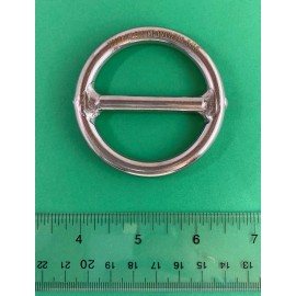 US Stainless Stainless Steel 316 (8mm x 50mm) Round Ring Welded with Cross Bar Marine Grade