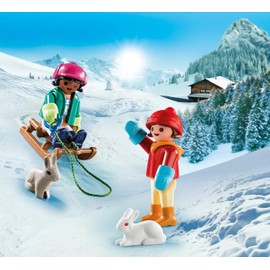PLAYMOBIL Children with Sleigh 70250 Plus Figures Set