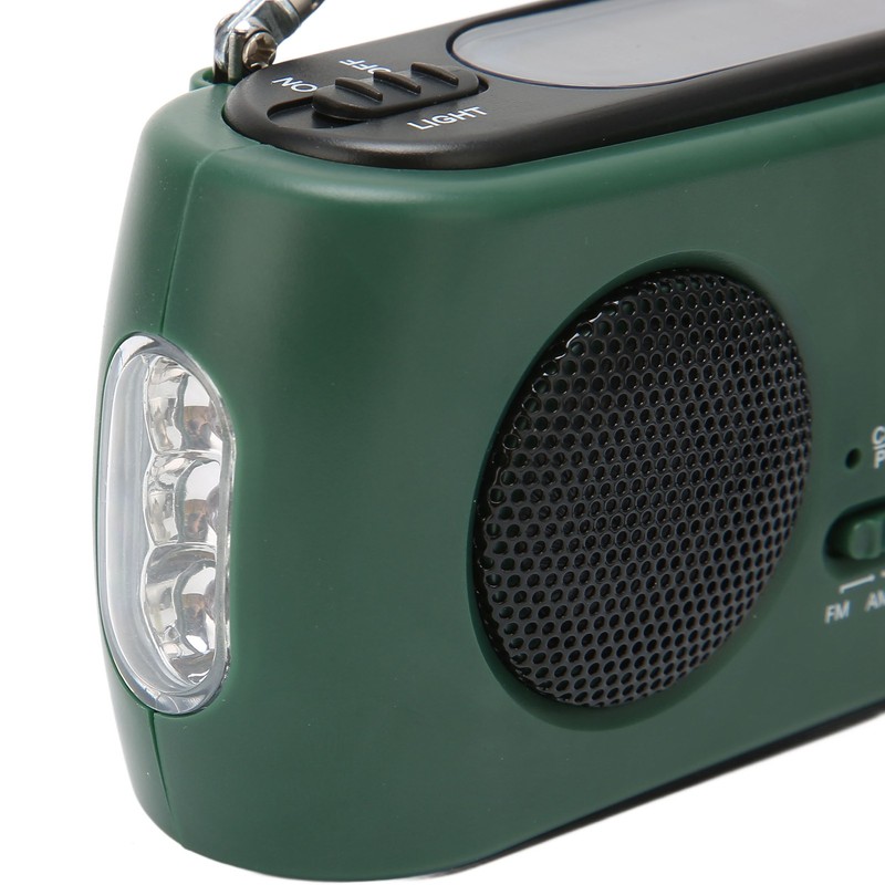 Hand Crank Radio Portable Practical LED Torch Outdoor Multi Band