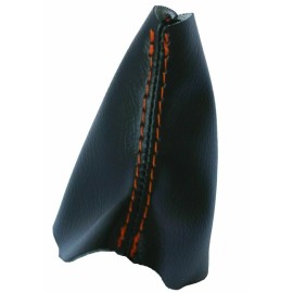 Kar Designers Black w/Orange Stitching Vinyl Automatic Shift Boot For 15-20 Dodge Challenger