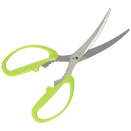 Shimomura Kougyou FV-402 Full Veggie Curved Blade Scissors, Made in Japan