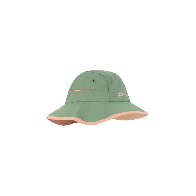 Trollkids Kids Troll Hat, Leaf Green/Dahlia