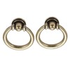 Mgoodoo 10Pcs Vintage Bronze Cabinet Knob Drawer Pull Ring Hardware