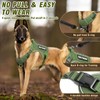 MOOGROU Tactical Dog Harness for Large Dogs,No Pull Military Dog
