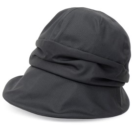 BEEL Women's Veil Hat, Newsboy Hat, Deep, Small Face, UV Protection, Sunburn Protection, Plain, Spring and Summer, Wide Brim, Casual, Fashionable Hat, Beautiful, Cute, Stylish, Going Out, Black, 57.0