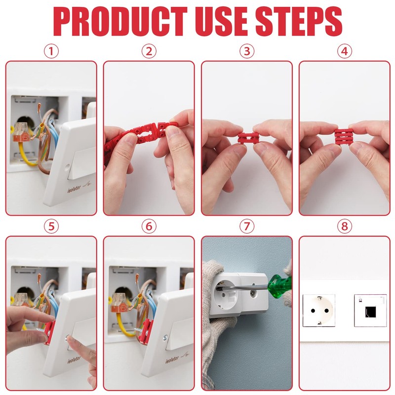 72pcs Outlet Spacers for Electrical Box, Switch and Receptacle Spacers