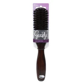 Goody Boar Bristle Hair Brush, Hair Brush for Women and Men, Detangling Hair Brush