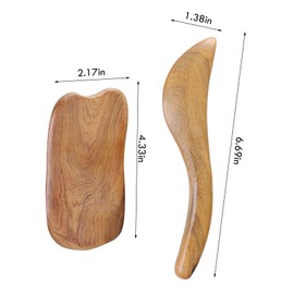 Wooden Gua Sha Manual Tool Skin Care Massage Scraper Relaxing Muscle Relaxation Body Mobilization Soft Tissue
