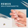 Remos Tweezers Set of 3 with Eyebrow, Splitter and Combination