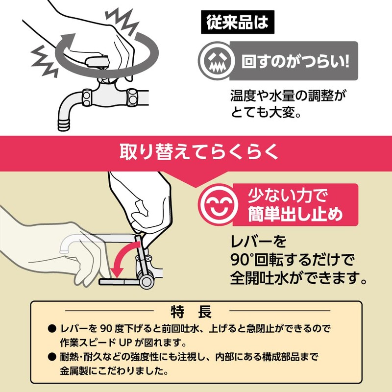 SANEI A5310LF-13 Universal Kitchen Faucet (Left Handle)