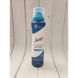Secret Clinical Dry Spray Deodorant, Completely Clean, 3.8 fl oz