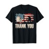 Thank You! Flag Veterans Day Memorial Day Partiotic Military T-Shirt