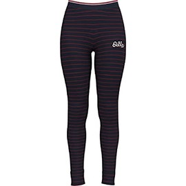 Odlo Donna Pantaloni lunghi funzionali con stampa a righe ACTIVE WARM ORIGINALS ECO