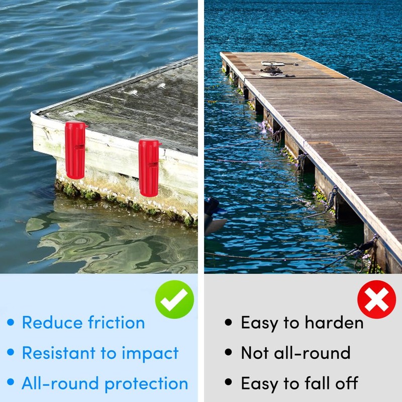 ORLANG 2Pack Dock Bumper Fender, Inflatable Dock Protection for Edging,