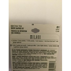 Milani LOT OF 3 Milani Brow Fix Kit Shaping kit Vegan Cruelty-Free Eyebrow Kit LIGHT#01
