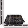 Francfranc Franc Tweed Wire Pouch, Black