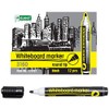 Whiteboard markers for whiteboards and flip charts, wipe-clean glass board