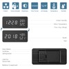Latest Digital Alarm Clock, Ankilo Wooden Digital Multifunction Cube LED