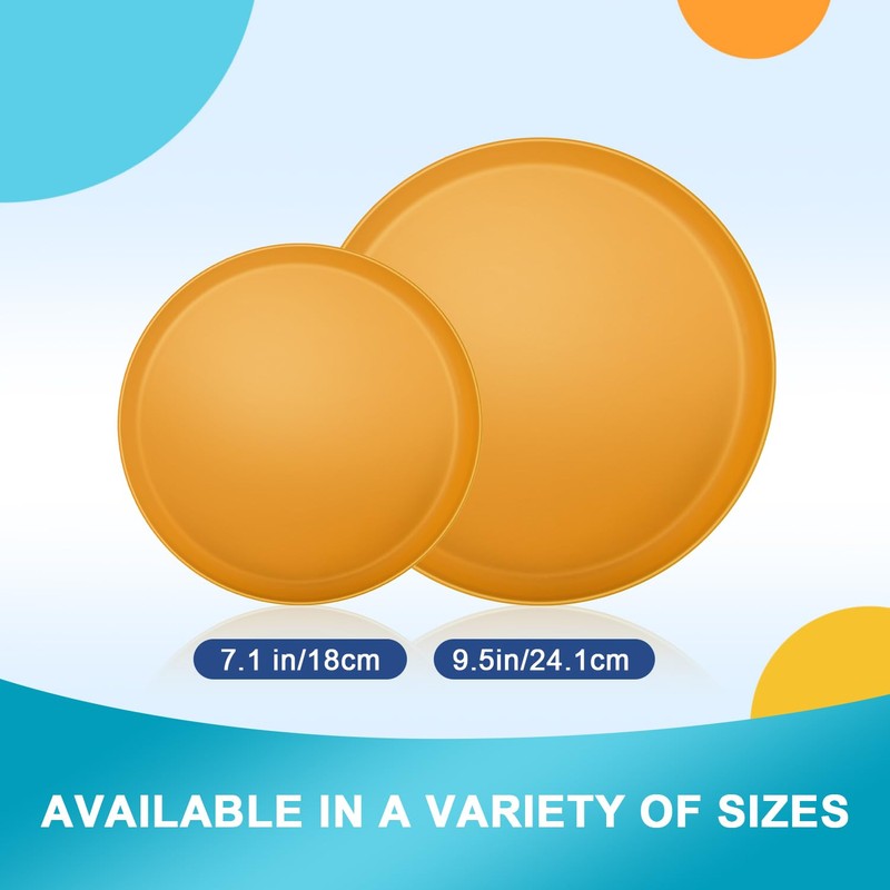 Deep Dinner Plates Set of 8 – Durable & Lightweight