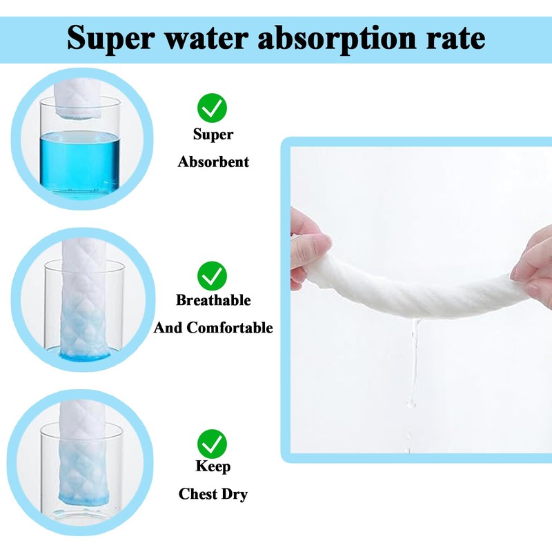 JISRKP 6 Pcs Under Bra Sweat Liners, Cotton Bra Liners